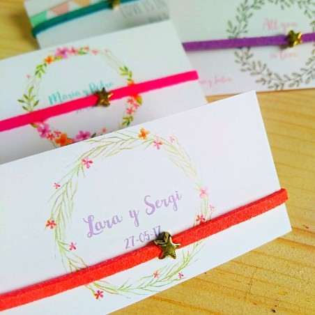 25 Pulseras Estrellita personalizadas para regalo