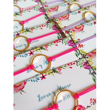 Pulseras para invitadas de bodas