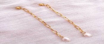 Pendientes Cadena Perla