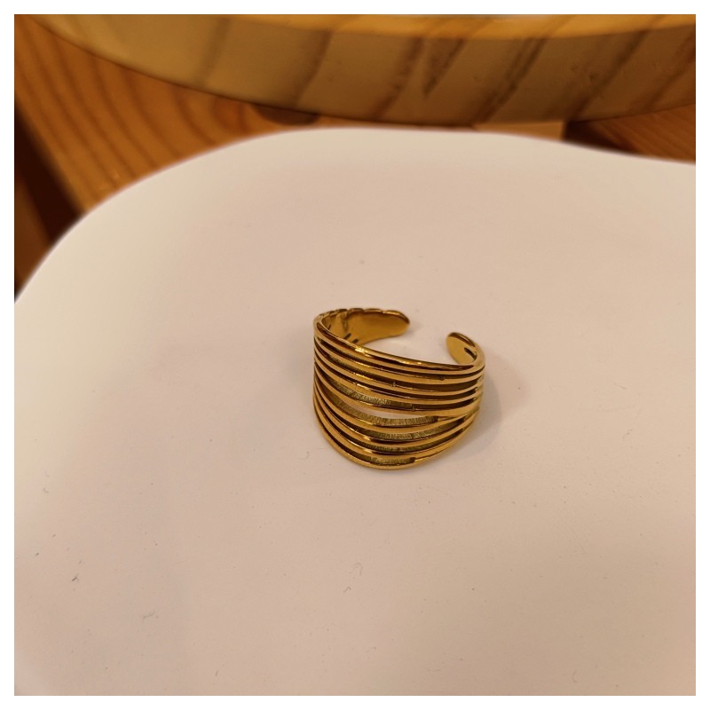 ANILLOS DORADOS BISUTERIA