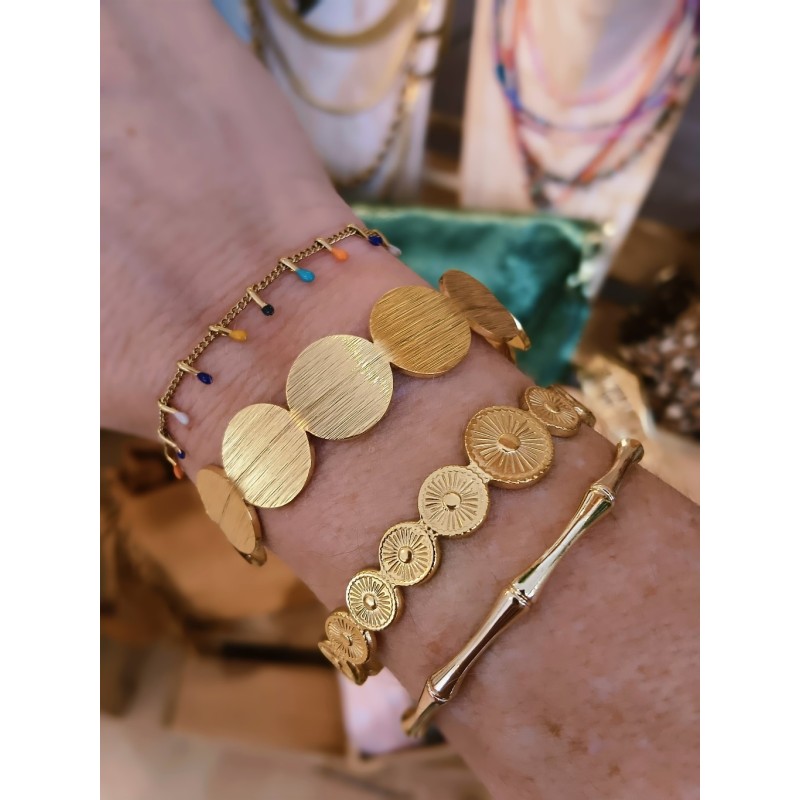 brazalete dorado