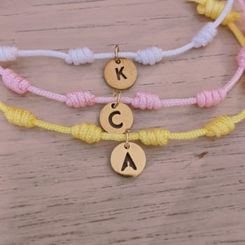 Pulseras 7 Nudos Amarillo