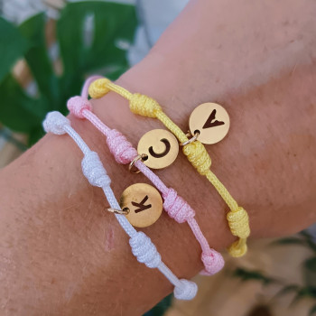 Pulseras 7 Nudos Blanca