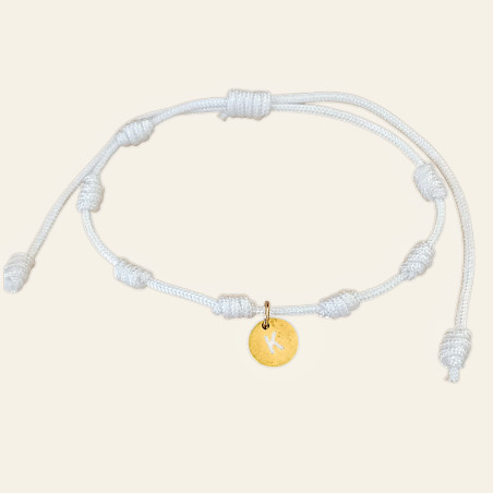 Pulseras 7 Nudos Blanca