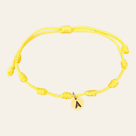 Pulseras 7 Nudos Amarillo