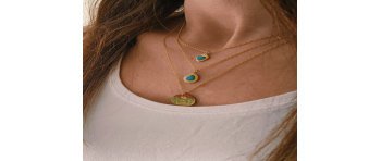 Collar Lágrima Turquesa