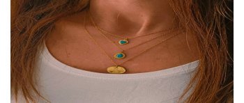 Collar Corazón Turquesa