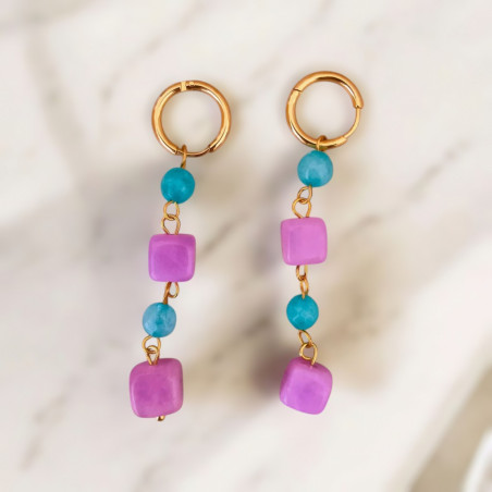 Pendientes Lila
