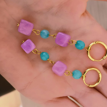 Pendientes Lila