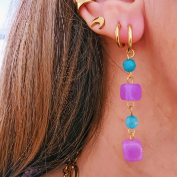 Pendientes Lila