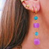 Pendientes Lila
