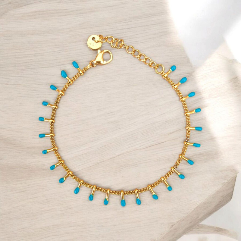 Pulsera Lena Turquesa