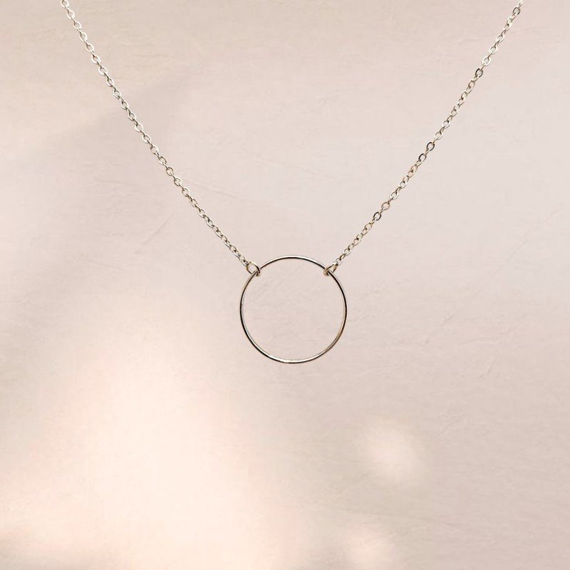 Collar Circle Plata