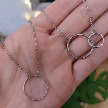 Collar Circles Duo Plata