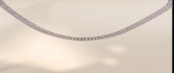 Cadena Cleo Plateada