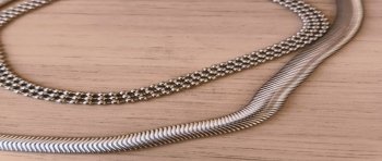 Cadena Cleo Plateada