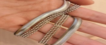 Cadena Cleo Plateada