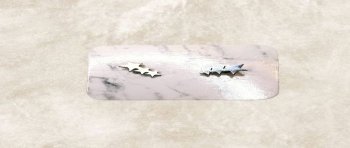 Pendientes mini de acero en color plata para combinar