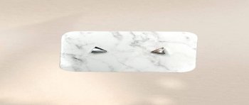 Pendientes mini de acero en color plata para combinar