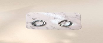 Pendientes mini de acero con formas geométricas