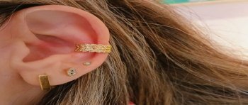 Ear Cuff Hoja