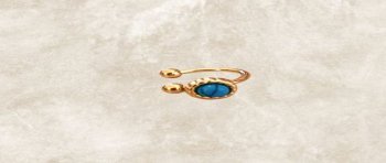 Ear Cuff Blue