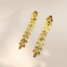 Pendientes Largos Hojas Doradas Happy Uky