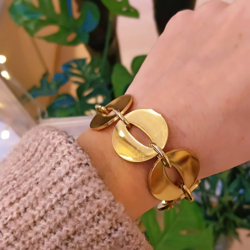 pulsera acero inoxidable mujer